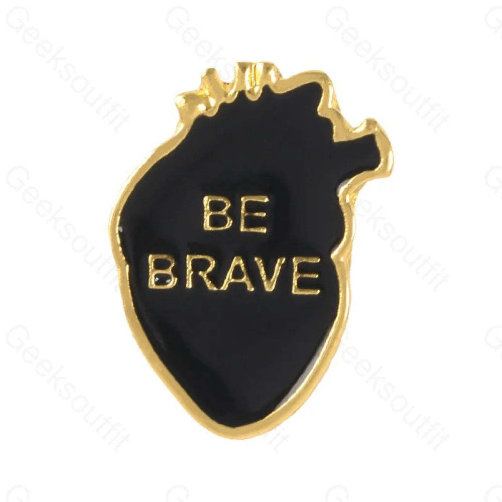 Heart Enamel Pins - Geeksoutfit