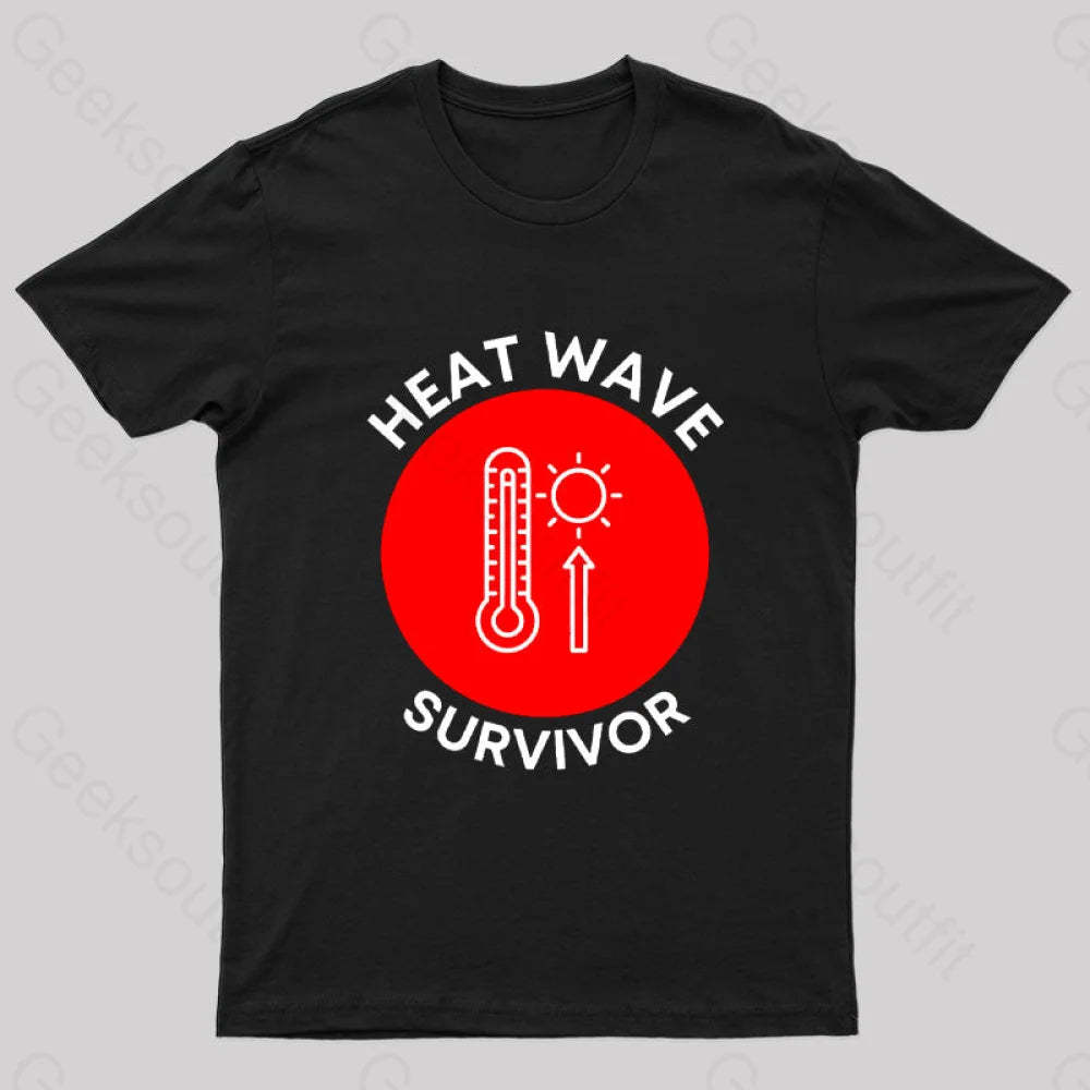 Heat Wave Survivor T-Shirt Black / S