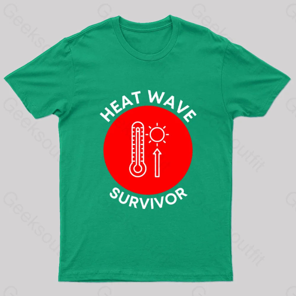 Heat Wave Survivor T-Shirt Green / S
