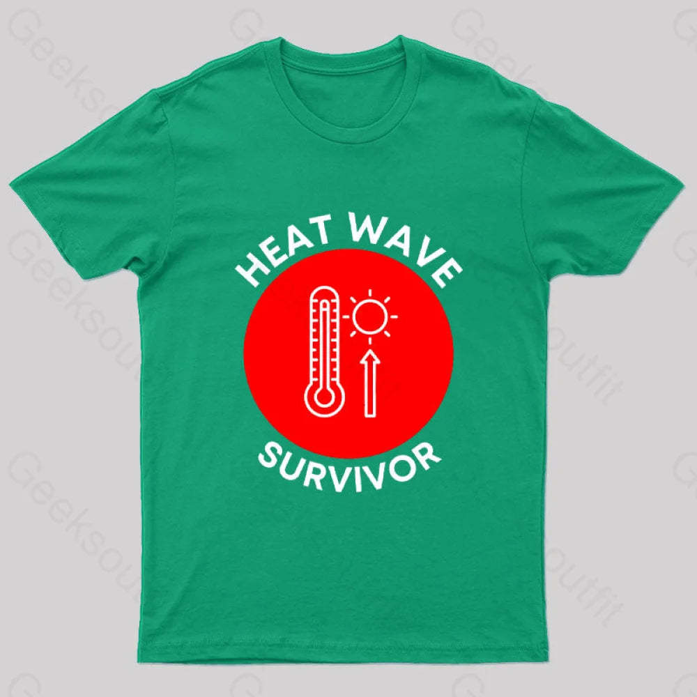 Heat Wave Survivor T-Shirt Green / S