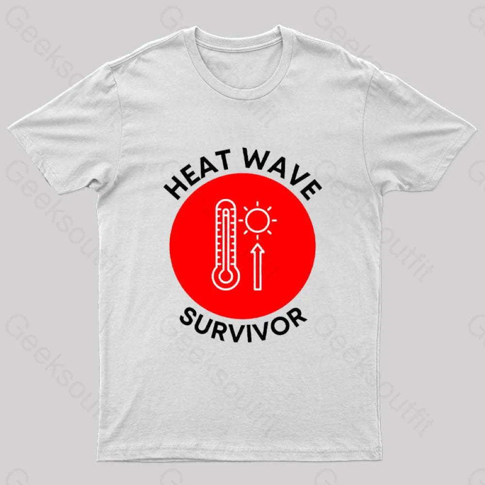 Heat Wave Survivor T-Shirt White / S