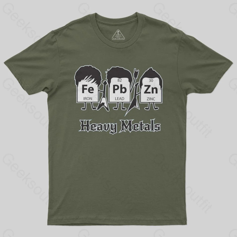 Heavy Metals T-Shirt - Geeksoutfit