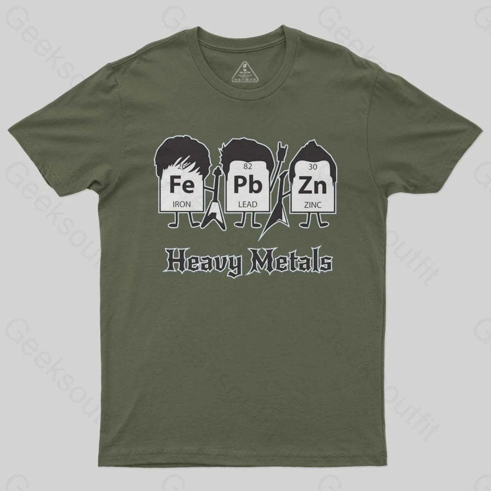 Heavy Metals T-Shirt - Geeksoutfit