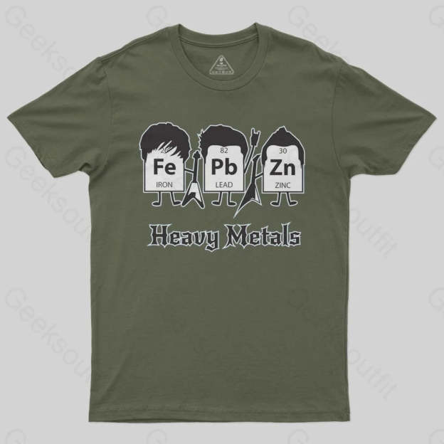 Heavy Metals T-Shirt - Geeksoutfit