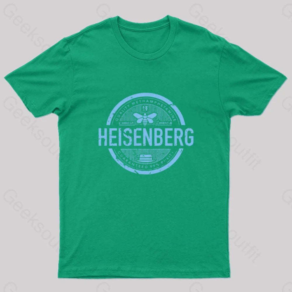 Heisenberg Quality Geek T-Shirt Green / S