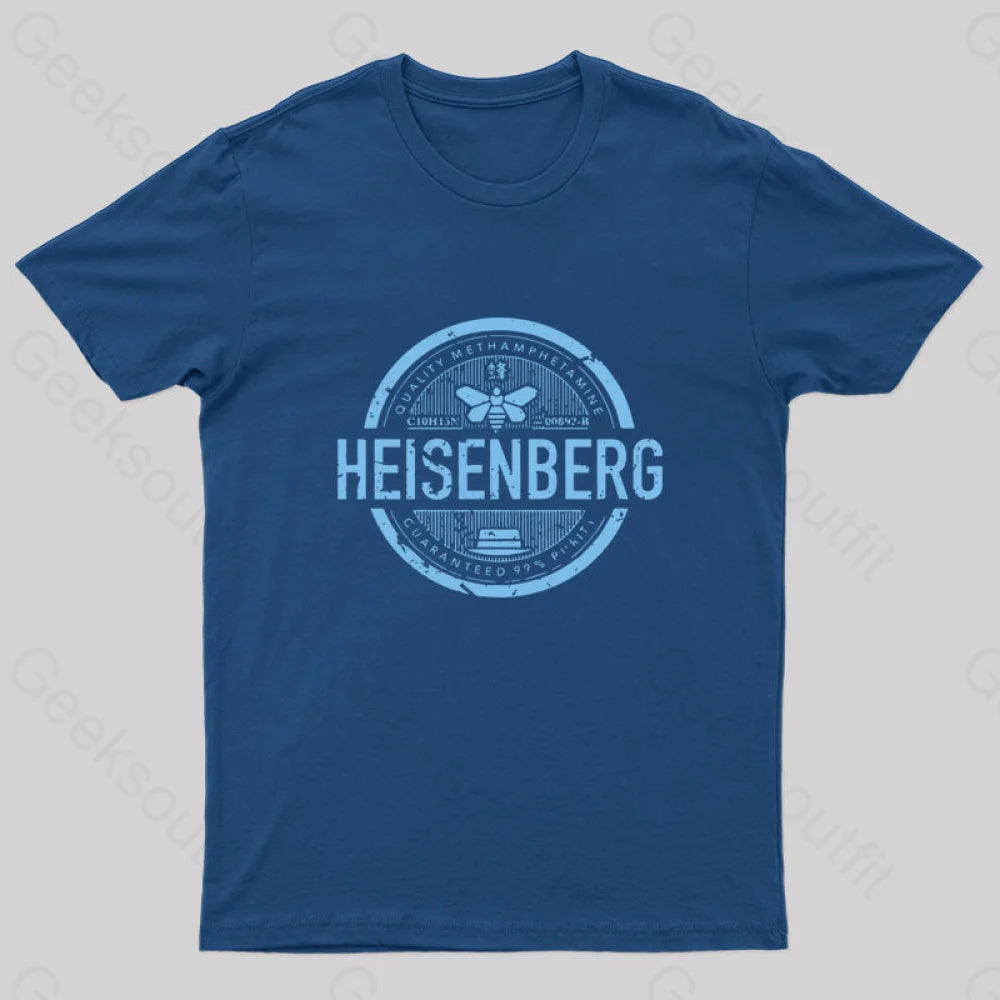 Heisenberg Quality Geek T-Shirt Navy / S