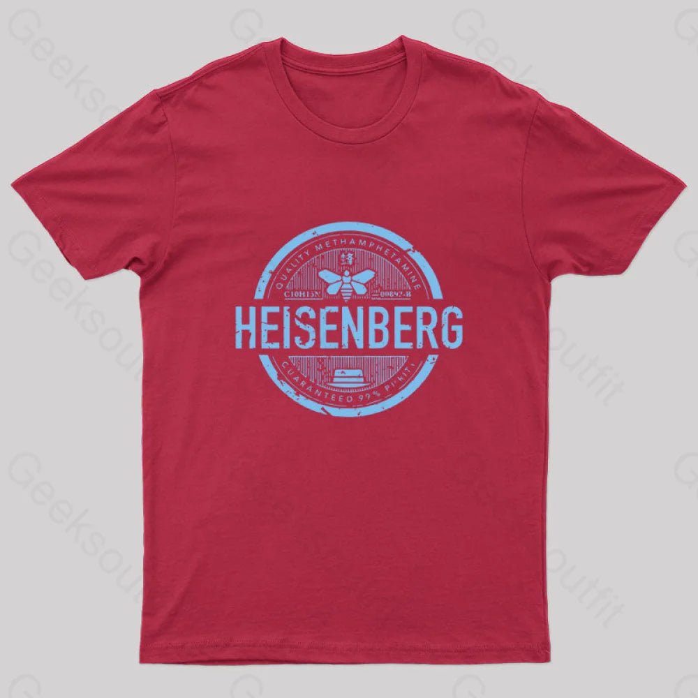 Heisenberg Quality Geek T-Shirt Red / S