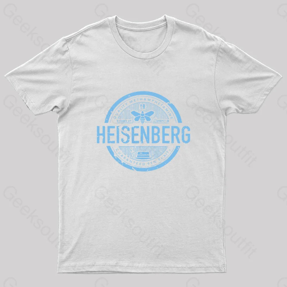 Heisenberg Quality Geek T-Shirt White / S