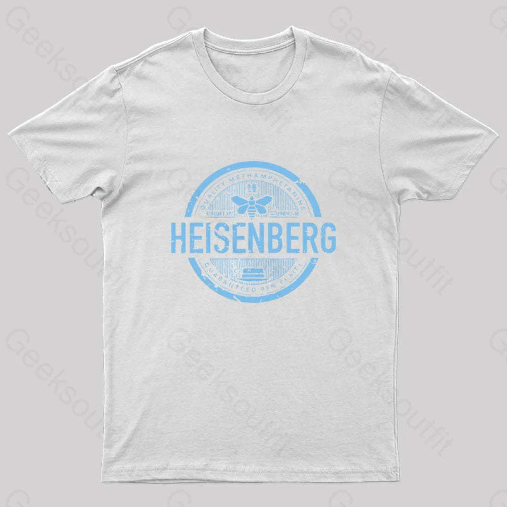 Heisenberg Quality Geek T-Shirt White / S