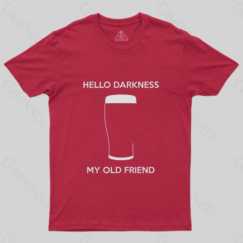 Hello Darkness My Old Friend T-Shirt-Geeksoutfit-funny,geek,music,t-shirt