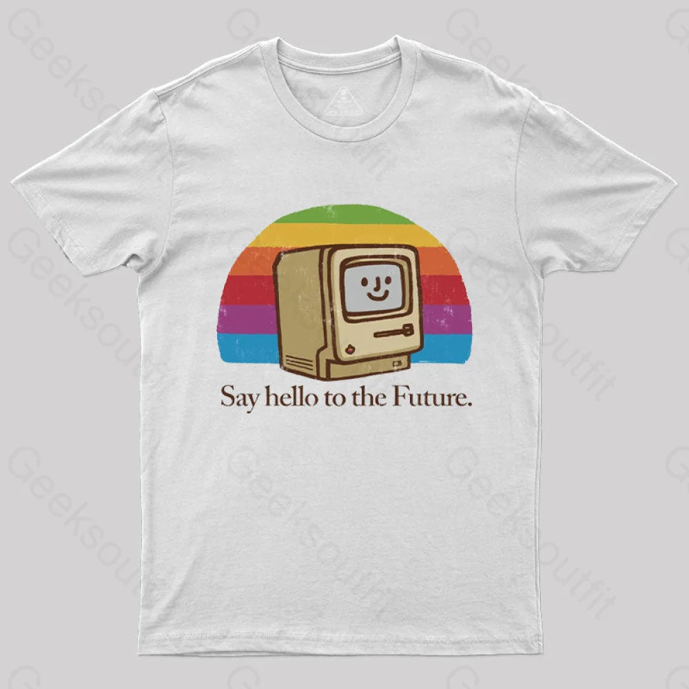 Hello Future T-Shirt White / S