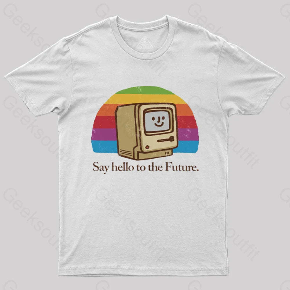 Hello Future T-Shirt White / S