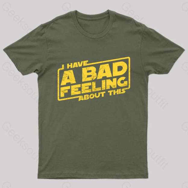 Here We Go Again Nerd T-Shirt Army Green / S