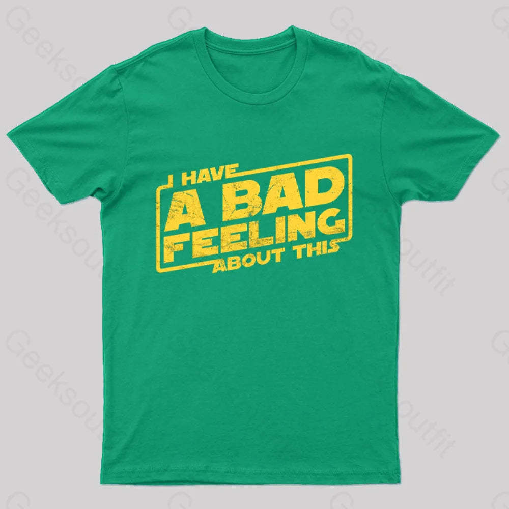 Here We Go Again Nerd T-Shirt Green / S