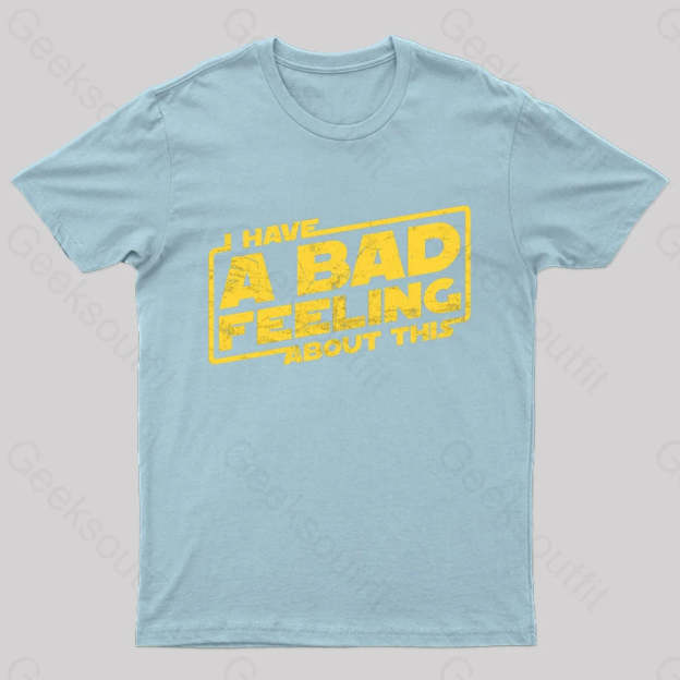Here We Go Again Nerd T-Shirt Light Blue / S