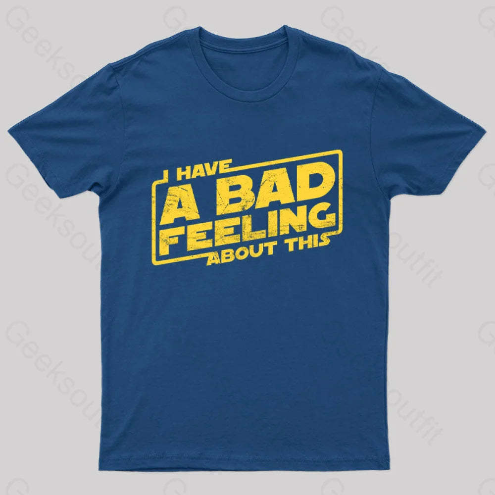 Here We Go Again Nerd T-Shirt Navy / S