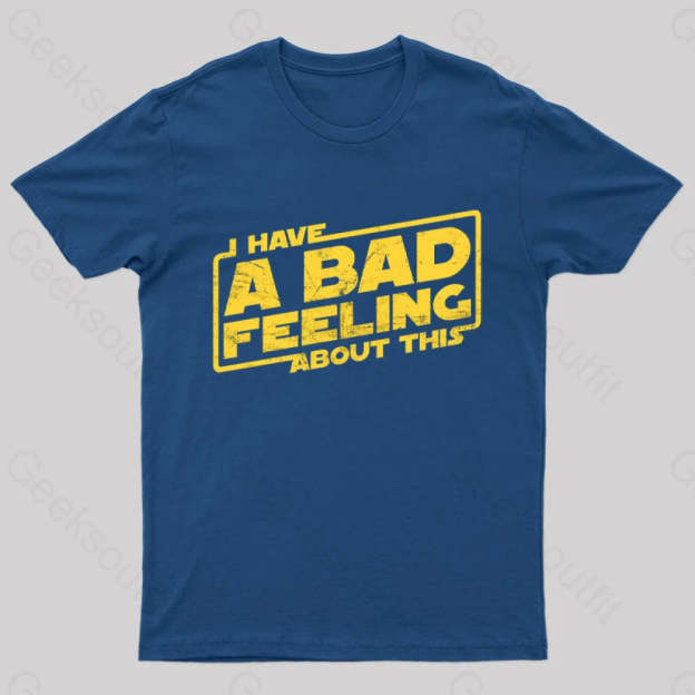 Here We Go Again Nerd T-Shirt Navy / S
