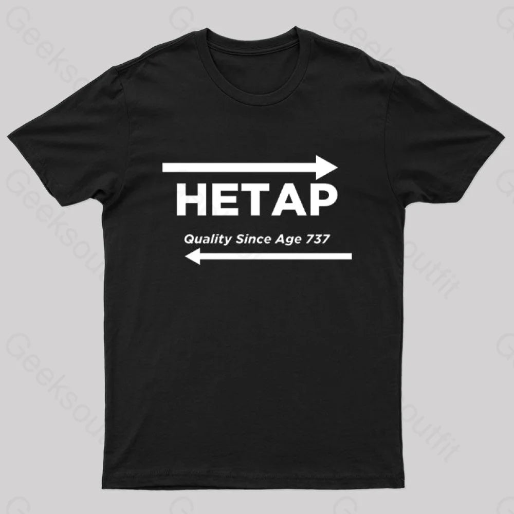 Hetap Nerd T-Shirt Black / S
