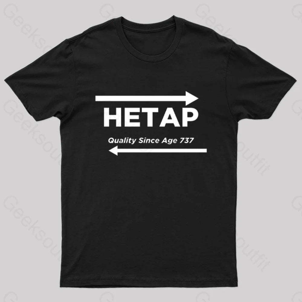 Hetap Nerd T-Shirt Black / S
