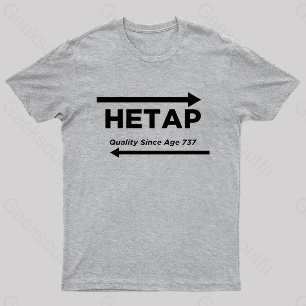 Hetap Nerd T-Shirt Grey / S
