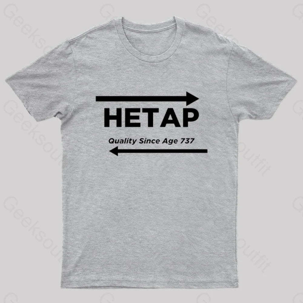 Hetap Nerd T-Shirt Grey / S