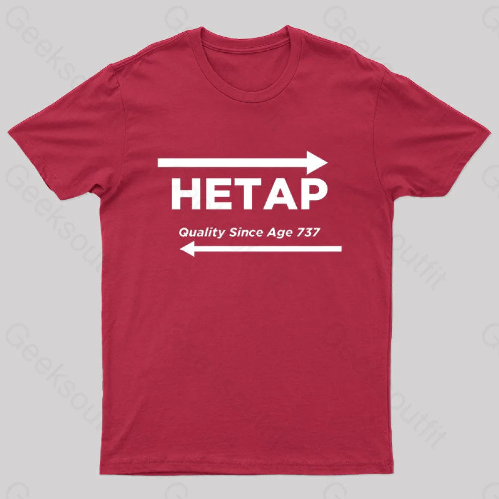 Hetap Nerd T-Shirt Red / S