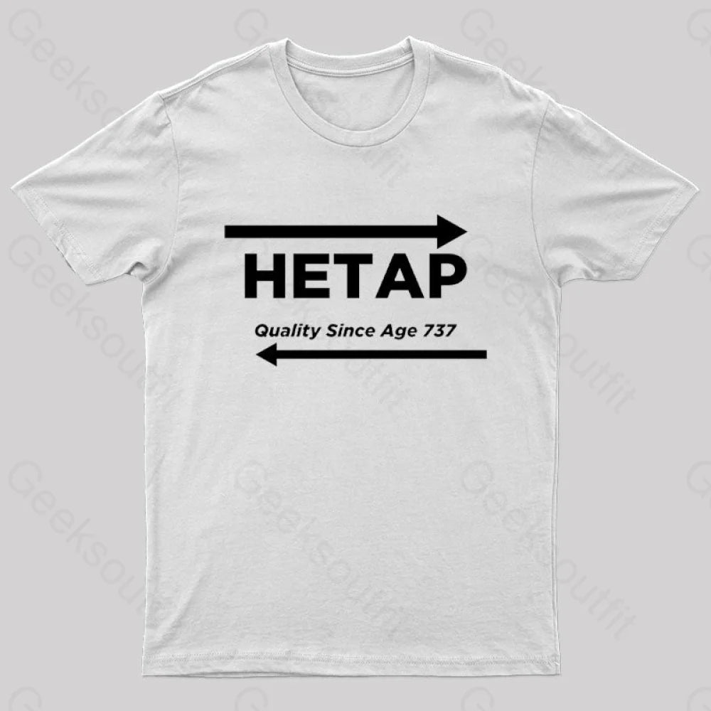 Hetap Nerd T-Shirt White / S