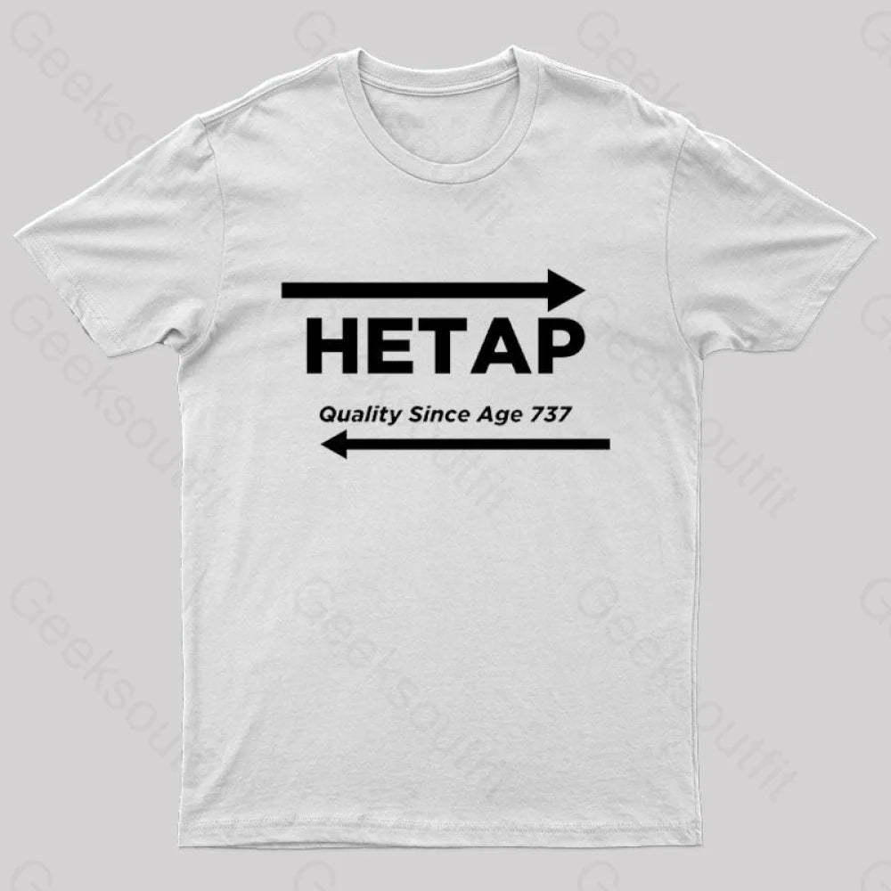 Hetap Nerd T-Shirt White / S