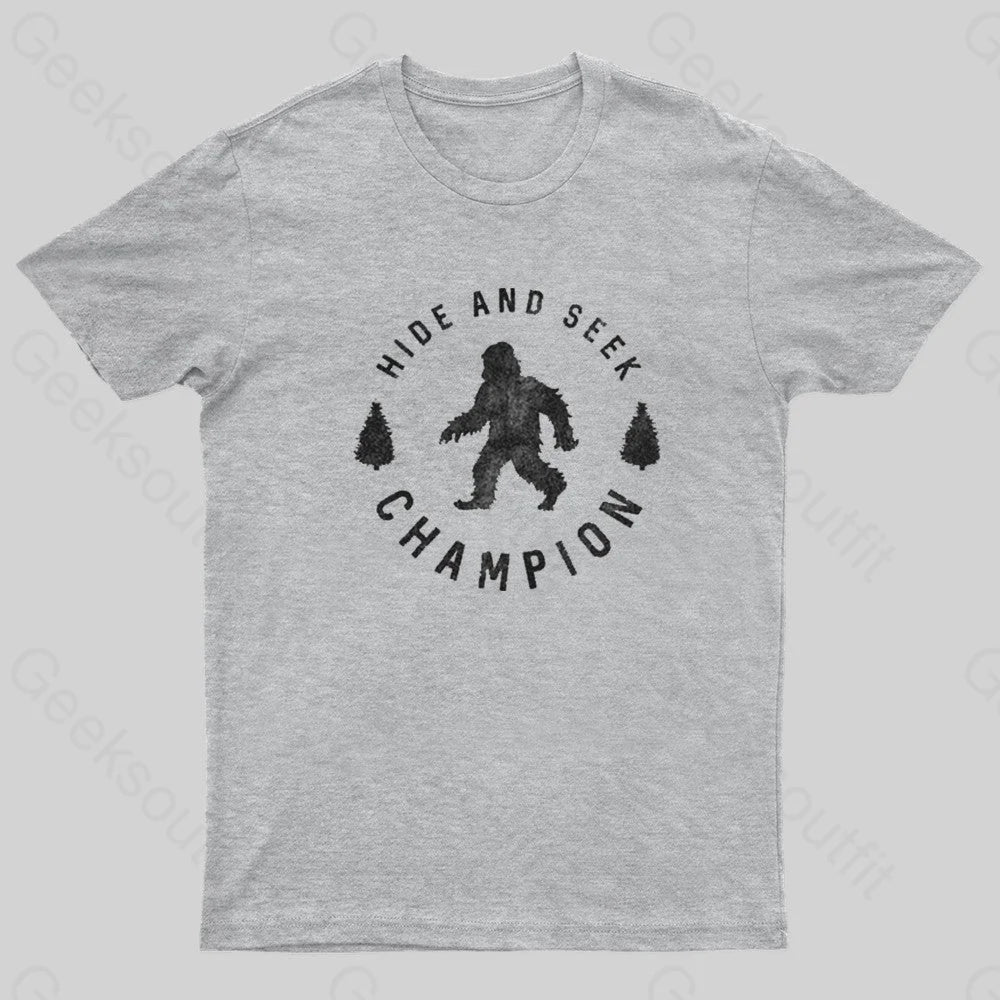 Hide And Seek Champion Geek T-Shirt Grey / S