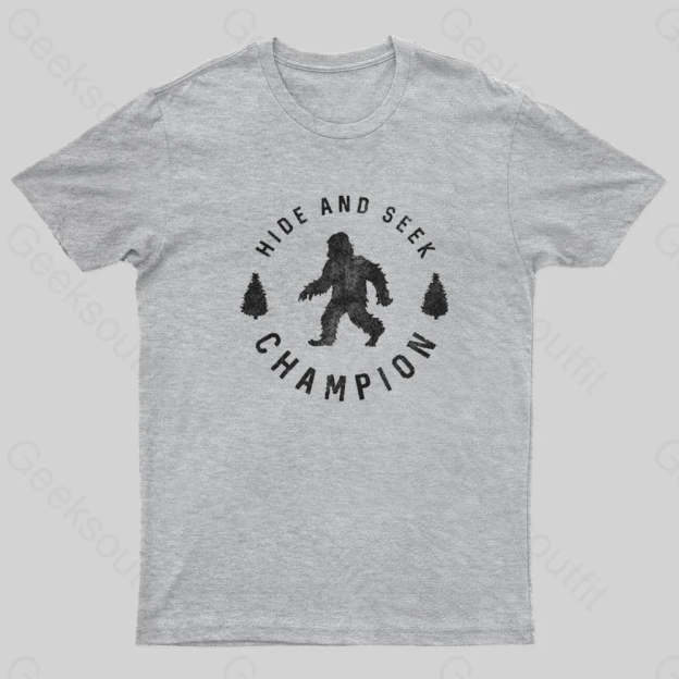 Hide And Seek Champion Geek T-Shirt Grey / S