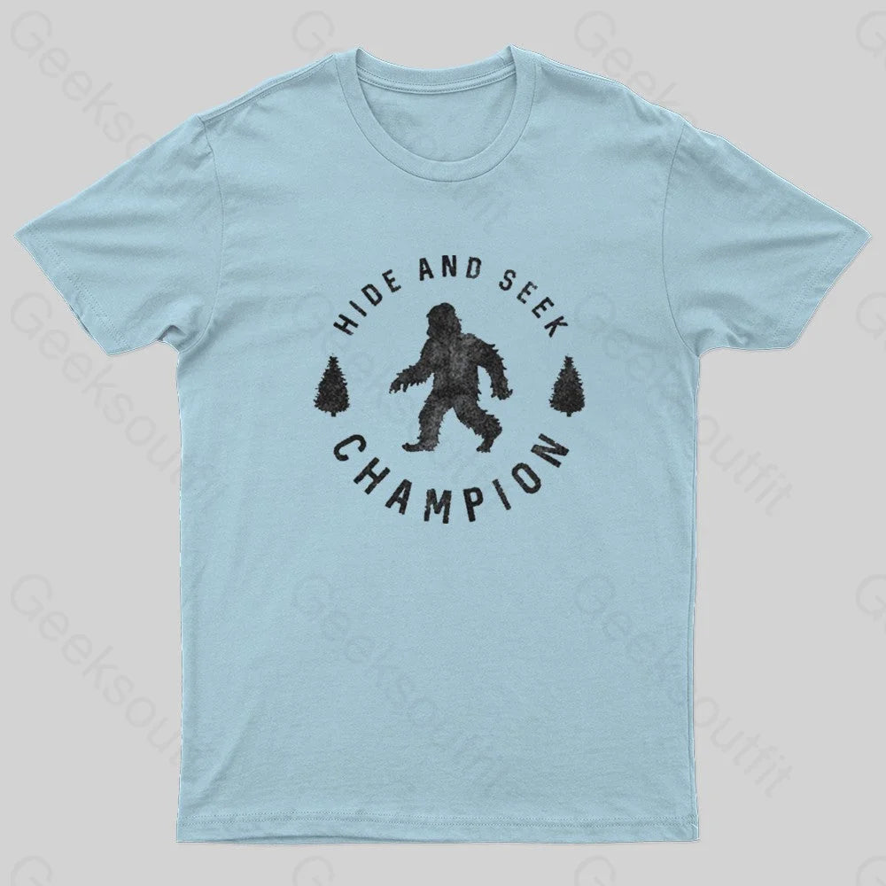 Hide And Seek Champion Geek T-Shirt Light Blue / S
