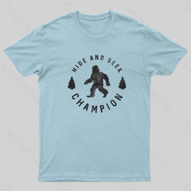 Hide And Seek Champion Geek T-Shirt Light Blue / S