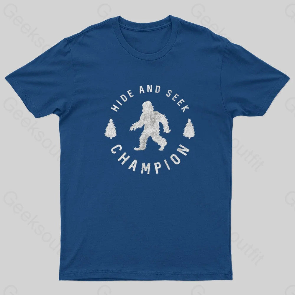 Hide And Seek Champion Geek T-Shirt Navy / S