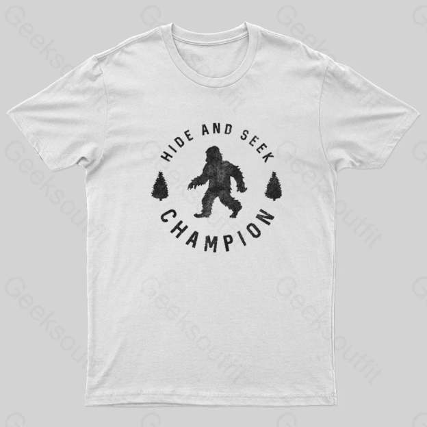 Hide And Seek Champion Geek T-Shirt White / S