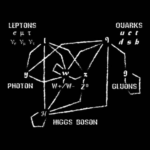 Higgs Boson Quarks Nerd T-Shirt