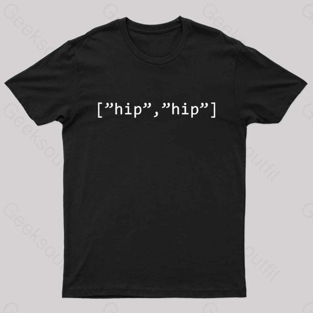 Hip Array Nerd T-Shirt Black / S