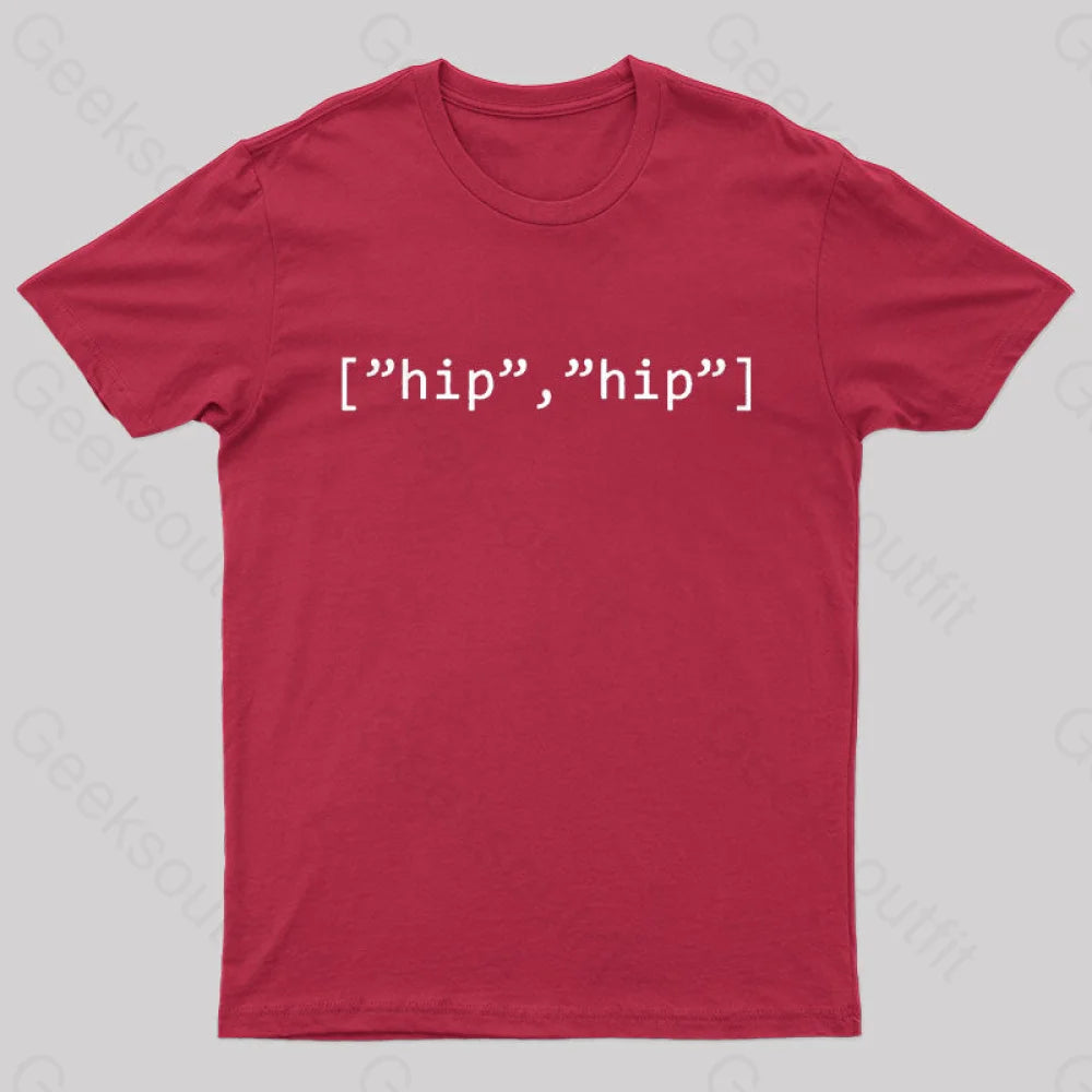 Hip Array Nerd T-Shirt Red / S