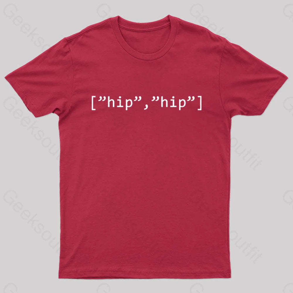 Hip Array Nerd T-Shirt Red / S