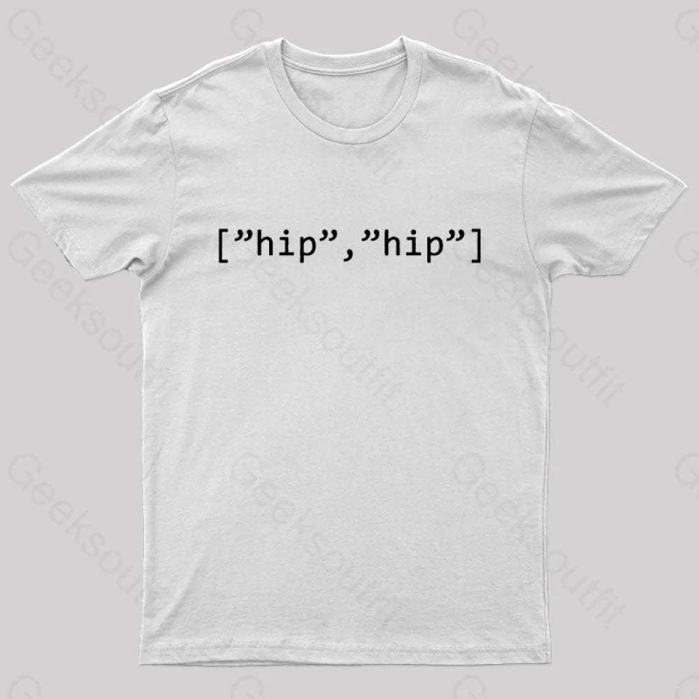 Hip Array Nerd T-Shirt White / S