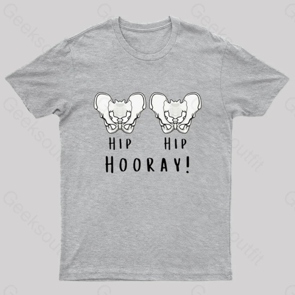Hip Hooray! Geek T-Shirt Grey / S