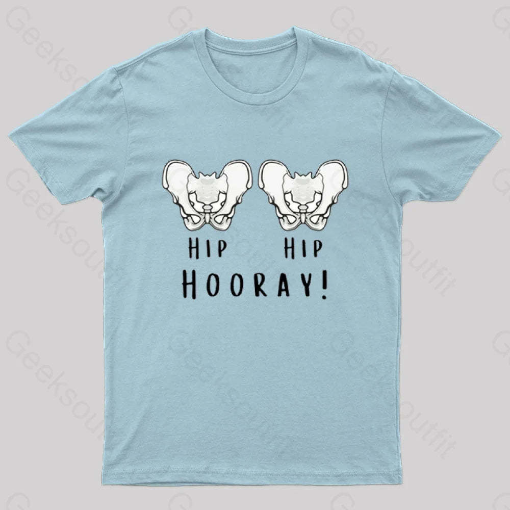 Hip Hooray! Geek T-Shirt Light Blue / S