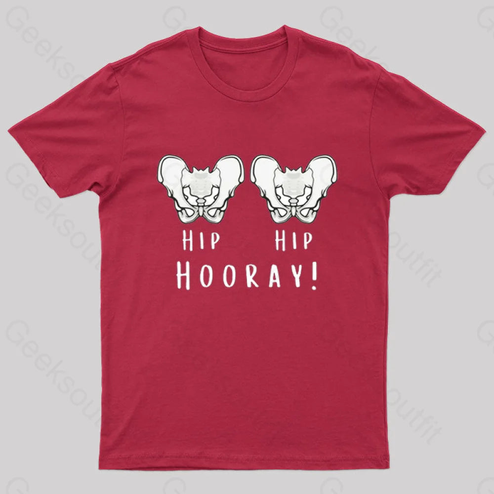 Hip Hooray! Geek T-Shirt Red / S