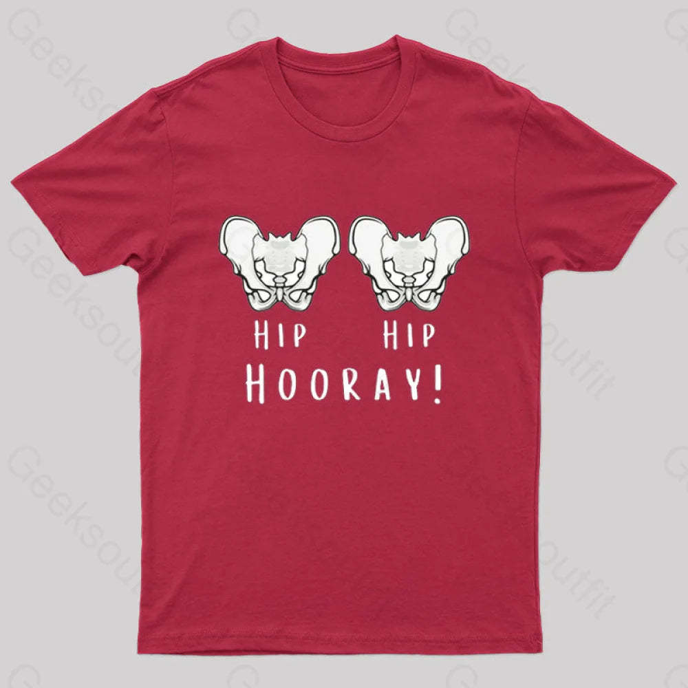 Hip Hooray! Geek T-Shirt Red / S