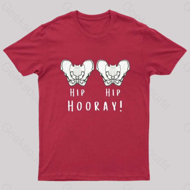 Hip Hooray! Geek T-Shirt Red / S