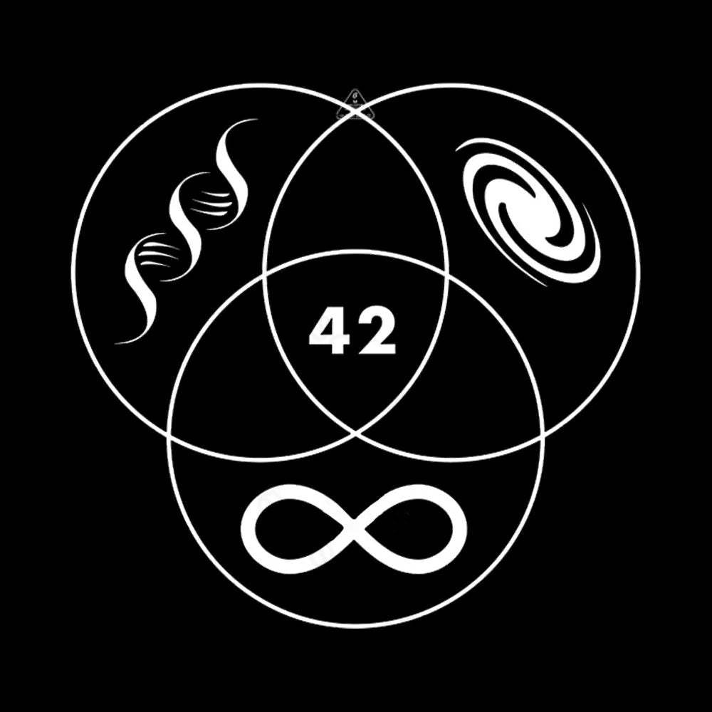Hitchhikers Guide To The Galaxy 42 T-shirt - Geeksoutfit
