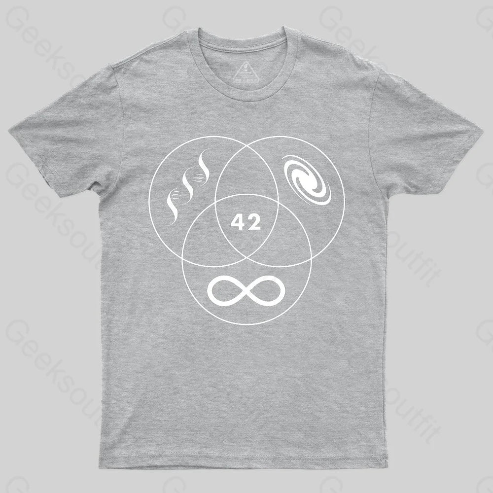Hitchhikers Guide To The Galaxy 42 T-shirt - Geeksoutfit