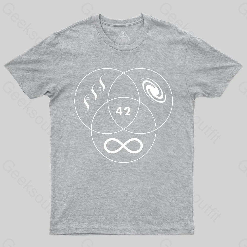 Hitchhikers Guide To The Galaxy 42 T-shirt - Geeksoutfit