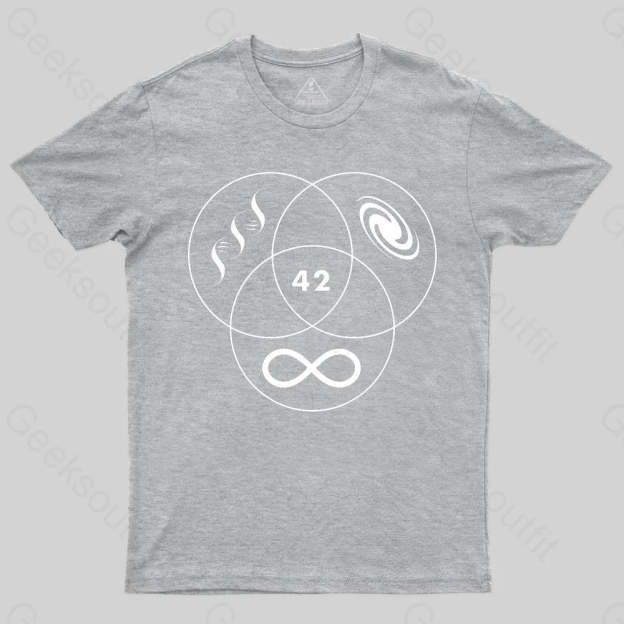 Hitchhikers Guide To The Galaxy 42 T-shirt - Geeksoutfit