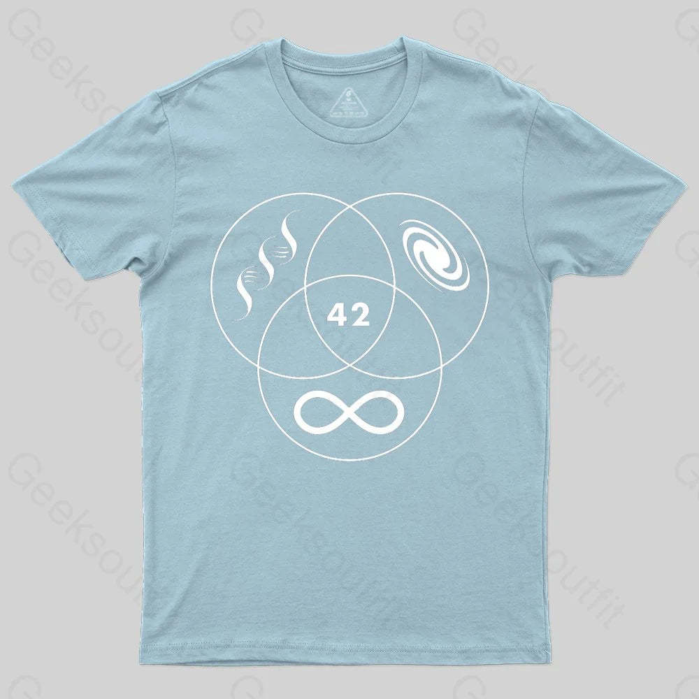 Hitchhikers Guide To The Galaxy 42 T-shirt - Geeksoutfit