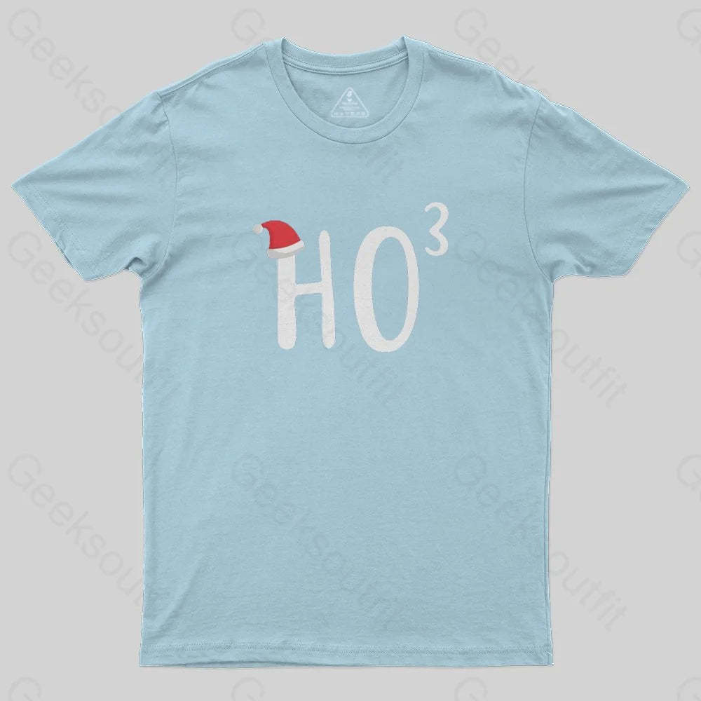 HO to the third power Christmas T-Shirt - Geeksoutfit